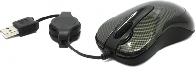 A4Tech V-Track Padless Mouse <N-60F-Carbon(2)>  (RTL) USB  4btn+Roll,    