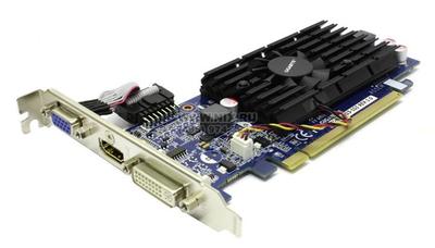  1Gb <PCI-E> DDR3 GIGABYTE GV-N210D3-1GI (RTL) D-Sub+DVI+HDMI <GeForce 210>  