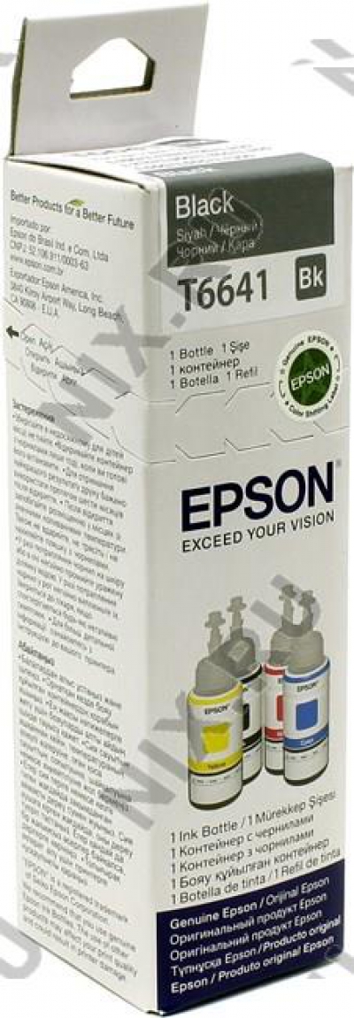   Epson T6641 Black   EPS  Inkjet  L100  