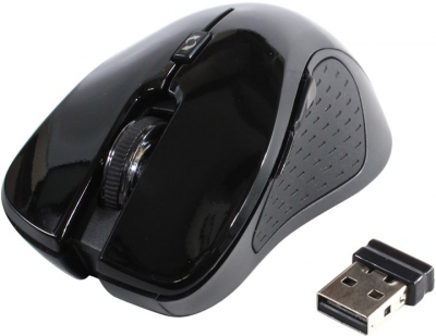  Defender Wireless Optical Mouse <Verso MS-375 Nano> Black Piano (RTL) USB, 6btn+Roll, .,  .  <52375>  