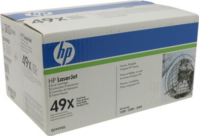   HP Q5949XD (49X) Dual Pack BLACK   HP  LJ 1320/3390/3392  (  )  