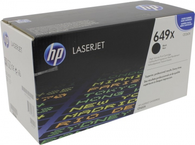   HP CE260X (649X) Black  HP Color LaserJet CP4525 ( )  