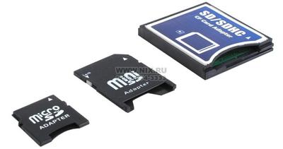  Espada <E SDCSca-Comp Fl>  MicroSD -> MiniSD + MiniSD -> SD + SD  ->  CompactFlash  