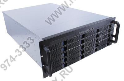  Server Case 4U Procase <ES420-SATA3-B-0> Black 20xHotSwap SAS/SATA , E-ATX,      