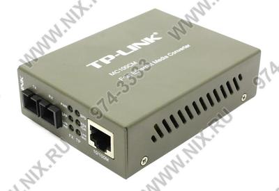  TP-LINK <MC100CM> 100Base-TX to 100Base-FX Media Converter  (1 UTP,  1SC,  MM)  