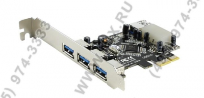  Orient VA-3U31PE (RTL) PCI-Ex1, USB3.0, 3 port-ext, 1 port-int  