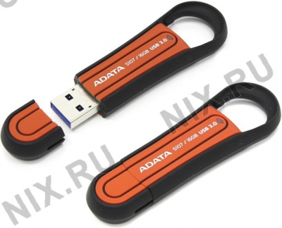  ADATA Superior S107 <AS107-16G-RRD>  USB3.0 Flash  Drive  16Gb  