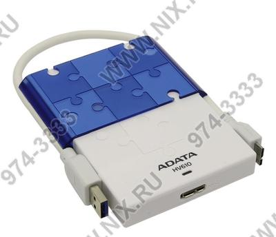  ADATA <AHV610-1TU3-CWHBL> DashDrive HV610 White&Blue USB3.0 Portable 2.5" HDD 1Tb  EXT  (RTL)  