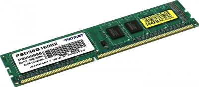  Patriot <PSD38G16002> DDR3 DIMM 8Gb <PC3-12800> CL11  