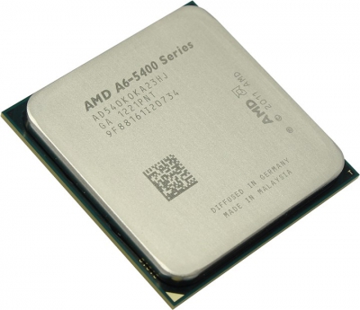  CPU AMD A6-5400K     (AD540KO) 3.6 GHz/2core/SVGA  RADEON HD 7540D/ 1 Mb/65W/5 GT/s Socket FM2  