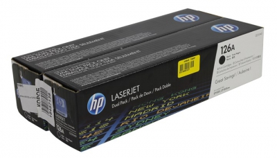   HP CE310AD (CE310A+CE310A) (126A) Black  HP LaserJet  Pro  CP1025(nw)  