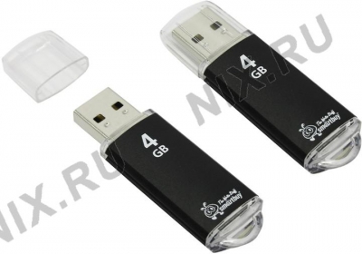  SmartBuy V-Cut <SB4GBVC-K> USB2.0 Flash Drive  4Gb  (RTL)  