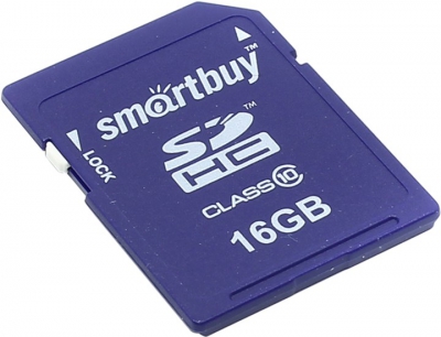  SmartBuy <SB16GBSDHCCL10> SDHC Memory Card  16Gb  Class10  