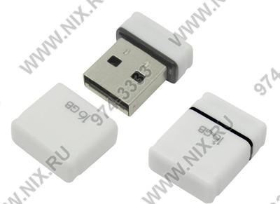  Qumo Nanodrive <QM16GUD-NANO-W> USB2.0 Flash Drive 16Gb (RTL)  
