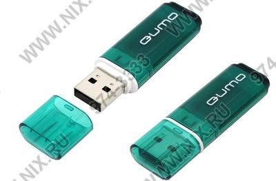  Qumo Optiva <QM4GUD-OP1-Green> USB2.0  Flash Drive  4Gb  (RTL)  