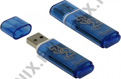  SmartBuy Glossy <SB32GBGS-B> USB2.0  Flash Drive  32Gb  (RTL)  