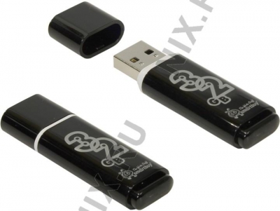  SmartBuy Glossy <SB32GBGS-K> USB2.0 Flash Drive  32Gb  (RTL)  