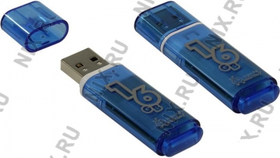  SmartBuy Glossy <SB16GBGS-B> USB2.0 Flash Drive 16Gb (RTL)  