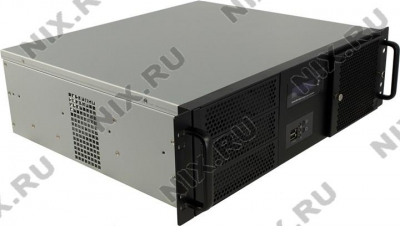  Server Case 3U Procase <GM338-B-0> Black, ATX,  , LCD display  