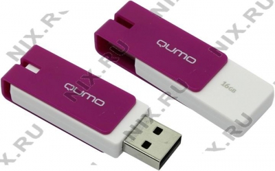  Qumo Click <QM16GUD-CLK-Violet> USB2.0 Flash Drive 16Gb (RTL)  