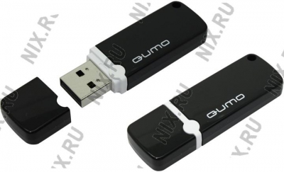  Qumo Optiva <QM8GUD-OP2-Black> USB2.0 Flash Drive  8Gb  (RTL)  