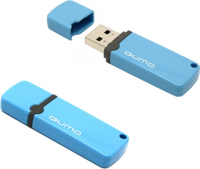  Qumo Optiva <QM8GUD-OP2-Blue> USB2.0 Flash Drive 8Gb (RTL)  