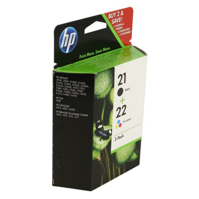   HP SD367AE (21+22) Black+Color  HP DJ 3920/3940/D1360/D2360/F380, OJ 4355,  PSC  1410  