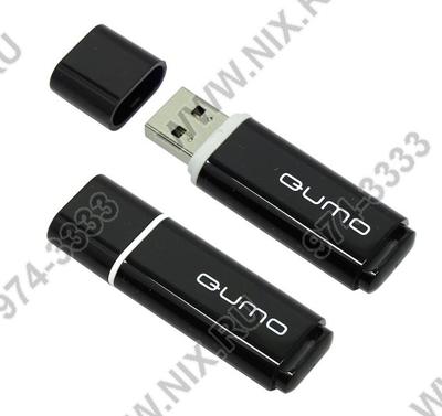  Qumo Optiva <QM8GUD-OP1-Black> USB2.0 Flash Drive 8Gb (RTL)  