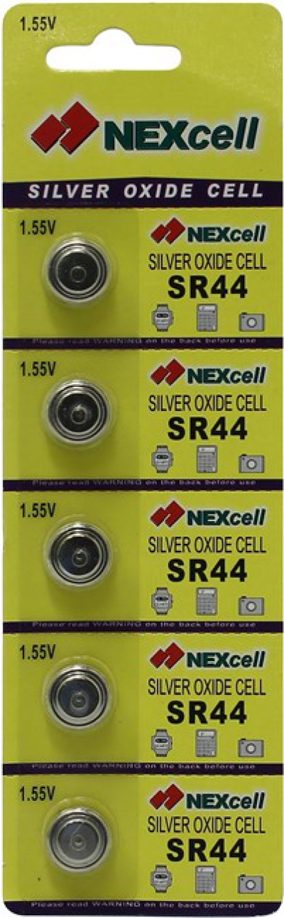  Nexcell SR44-5 (Silver-oxide, 1.55V) <.  5  >  