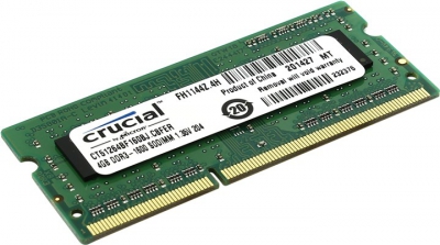  Crucial <CT51264BF160B> DDR3 SODIMM 4Gb <PC3-12800> (for NoteBook)  