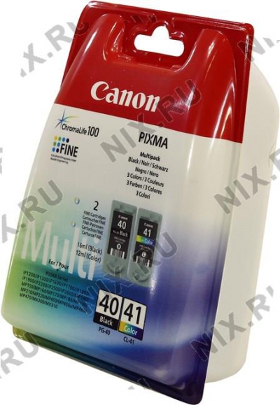   Canon Multipack PG-40+CL-41 Black&Color  PIXMA  IP1200/1600/2200/6210D/6220D,  MP150/170/450  