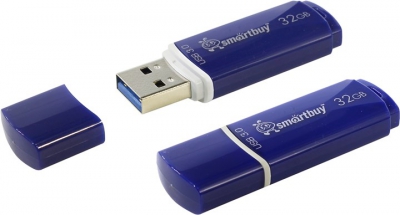  SmartBuy Crown <SB32GBCRW-Bl> USB3.0  Flash Drive  32Gb  (RTL)  