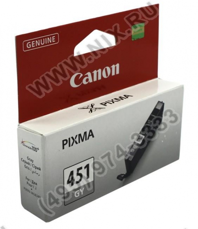   Canon CLI-451GY  Gray   PIXMA  MG6340  