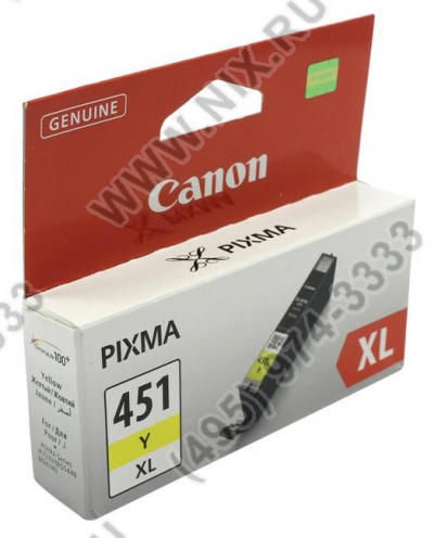   Canon CLI-451Y XL Yellow  PIXMA  iP7240,  MG5440/6340  