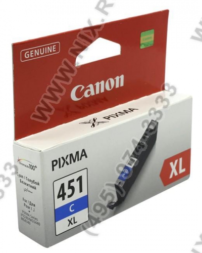   Canon CLI-451C XL Cyan  PIXMA  iP7240,  MG5440/6340  