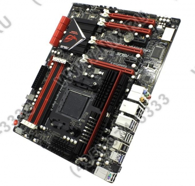  ASUS Crosshair V Formula-Z (RTL) SocketAM3+ <AMD 990FX> 4xPCI-E+GbLAN SATA RAID ATX 4DDR3  