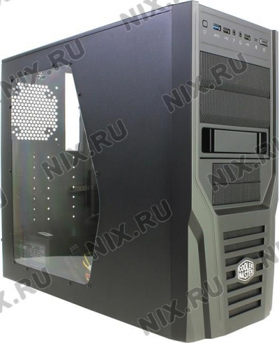  Miditower Cooler Master <RC-431P-KWA600> Elite431 Black&Black ATX 600W (24+2x4+6/8)    