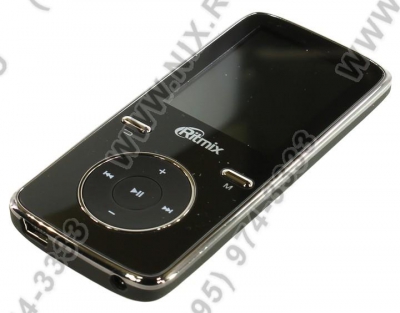  Ritmix <RF-4950-4Gb> Black  (A/V  Player,FM,4Gb,MicroSD,1.8"LCD,.,USB2.0,Li-Poly)  