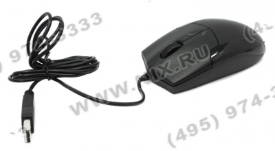  CBR Silent Optical Mouse<CM302 Black> (RTL)  USB  3but+Roll  
