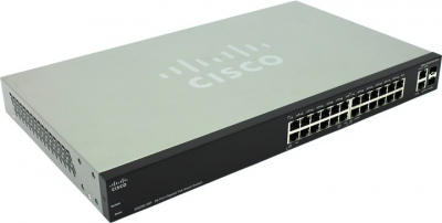  Cisco SG200-26P <SLM2024PT-EU>   (12UTP 1000Mbps PoE+ 12UTP 1000Mbps +  2Combo  1000BASE-T/SFP)  