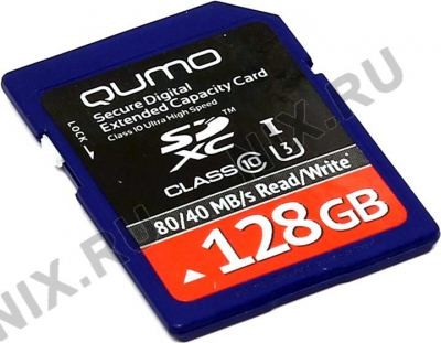  Qumo <QM128GSDXC10U1> SDXC Memory Card  128Gb  UHS-I  