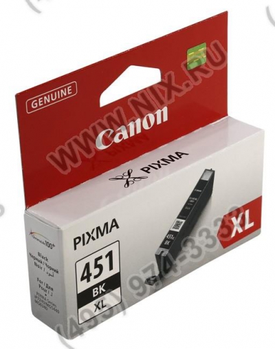   Canon CLI-451BK XL Black  PIXMA iP7240, MG5440/6340  