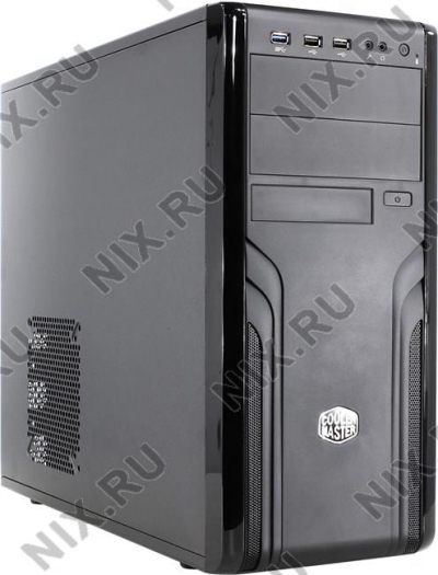  Miditower Cooler Master <FOR-500-KKN1> CM Force 500 Black&Black ATX      