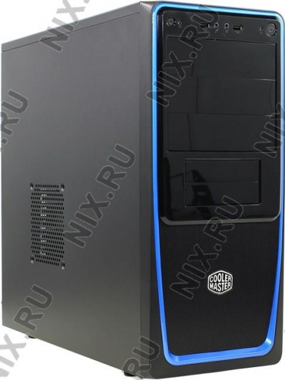  Miditower Cooler Master <RC-311B-BKA600> Elite311 Black&Blue ATX  600W  (24+2x4+26/8)  