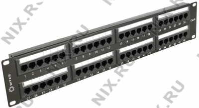  Patch Panel 19" 2U UTP 48 port .6 5bites <LY-PP6-06> KRONE&110 (dual IDC)  
