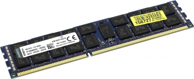  Kingston ValueRAM <KVR16LR11D4/16> DDR3 RDIMM 16Gb <PC3-12800> ECC Registered with  Parity  CL11  