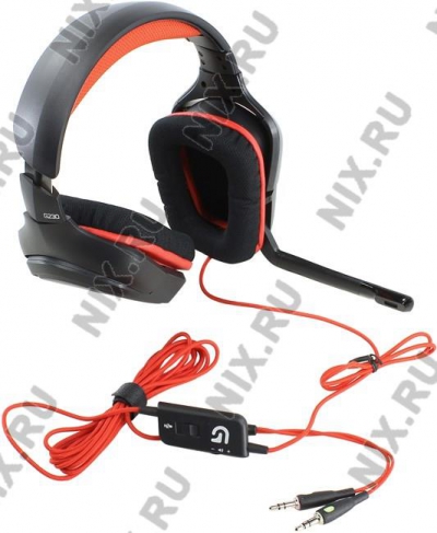  Logitech G230 Gaming Headset (  ,   .)  <981-000540>  
