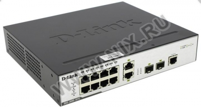  D-Link <DGS-3000-10TC /A1A>   (8UTP 10/100/1000Mbps +  2Combo  1000BASE-T/SFP)  