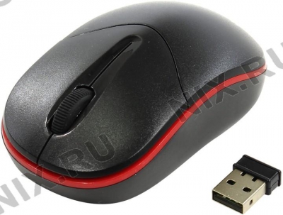  SmartBuy Wireless Optical Mouse <SBM-335AG-K>  (RTL) USB  3btn+Roll,    