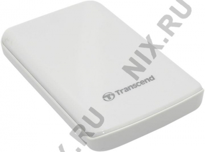  TRANSCEND StoreJet 25D3 <TS1TSJ25D3W> White USB3.0 Portable 2.5"  HDD 1Tb  EXT  (RTL)  